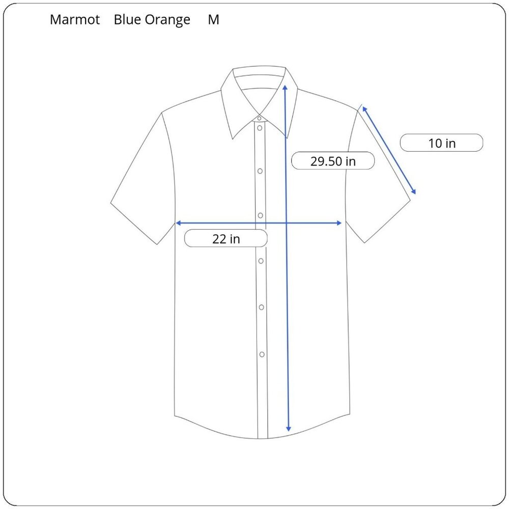 Marmot Agrozonda Lightweight Performance Mesh Button Up Shirt Men's Medium Plaid - Picture 3 of 8